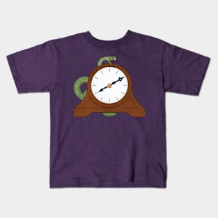 Clock and snake Kids T-Shirt